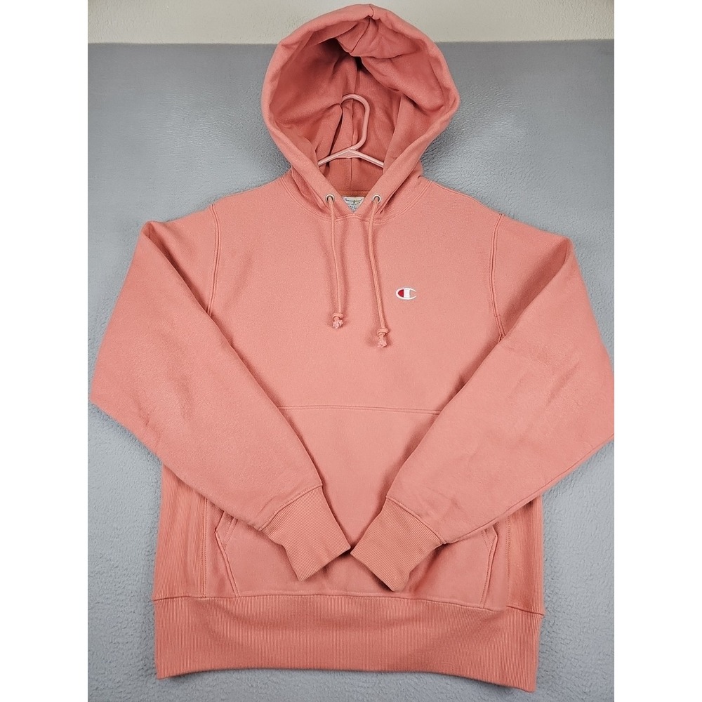 Champion Reverse Weave Hoodie Men's Size Small Peach
